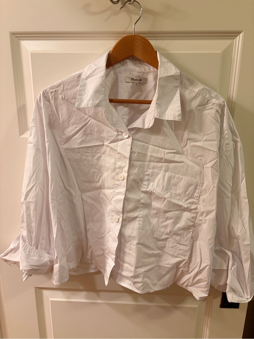 Madewell White Collared Shirt